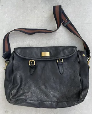 Marc By Marc Jacobs Standard Supply Workwear Leather Shoulder Bag Purse Black • $64