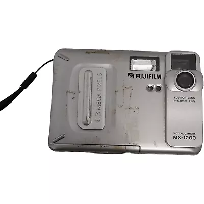 Fujifilm Mx 1200 1.3Mp Digital Camera - Silver - Spares / Repairs • $12.43
