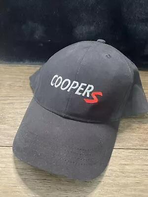 Mini Cooper S Black Stretch Hat Unisex Size Medium - Large OSFM Preowned • $7.95