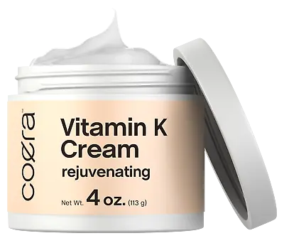 Vitamin K Cream | 4 Oz | Premium Formula For Bruises Spider Veins | By Coera • $12.99