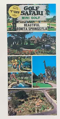 Golf Safari Miniature Golf Course Bonita Springs Florida Multiview Postcard • $2.59