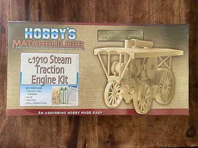 £19.99 • Buy Hobby's Matchbuilder Traction Engine Steam Wood Matchstick Kit