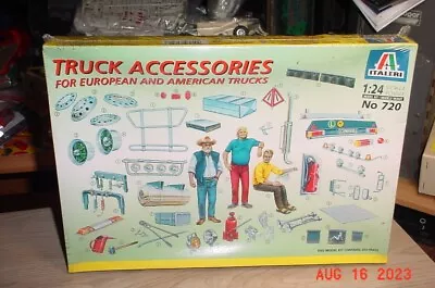 Vintage Italeri 1/24 Big Rig Truck Accessories Kit SEALED 720 Uprm1 • $29.99