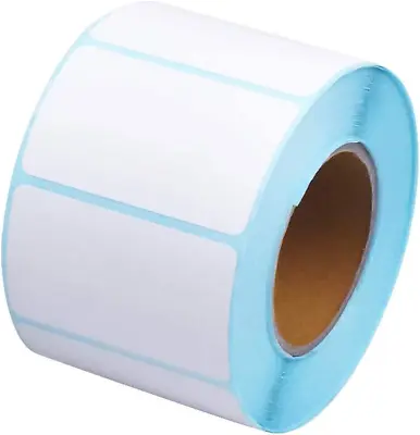 Self Adhesive Label Sticker Blank White Rectangle Address Thermal Roll Sticky • $11.69