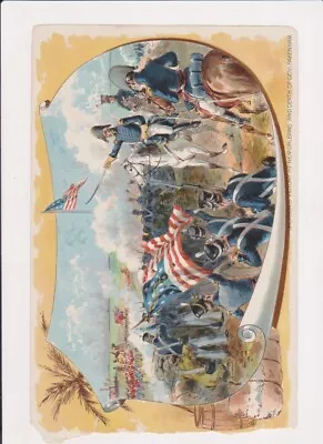 1880s Kinney Cigarettes LIBERTY ALBUM  American Revolution JACKSONS VICTORY NO • $27