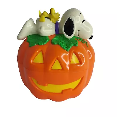 Vintage Snoopy & Woodstock The Great Pumpkin Bank Whitman's Candies • $14.87