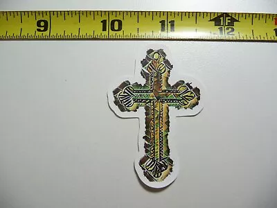 Cross Virgin Mary Hidden Decal Sticker Church Faith Christian God • $4.98