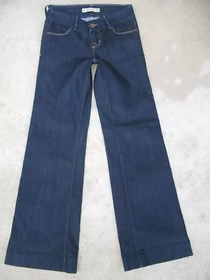 J Brand Jeans Monroe Flare Trouser Sz 24 Low Rise Wide Leg L 30.5 • $34.95