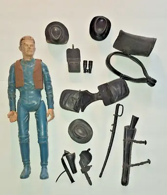 Vintage 1960's Johnny West Capt. Maddox Figure And Accessories • $38