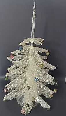 Vintage~Peerless Christmas Tree~ Plastic~Crystal Pine Centerpiece 1950s~MadeINUS • $30