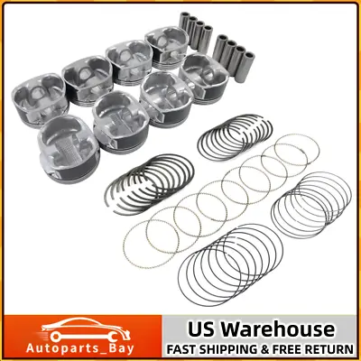 HEMI OHV Pistons & Rings Sets Fits For 2003-2006 Dodge Ram Chrysler Jeep 5.7L V8 • $115.95