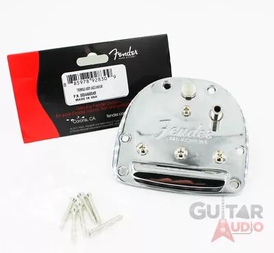 Genuine Fender Jaguar/Jazzmaster USA Vintage '62 Tailpiece Tremolo - Chrome • $79.99