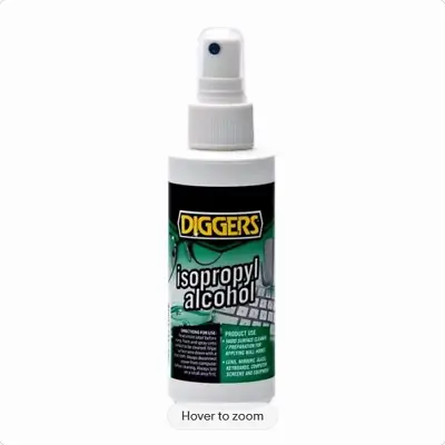 $16.95 • Buy Diggers Isopropyl Alcohol Spray - 125ML - FREE SHIP In Australia