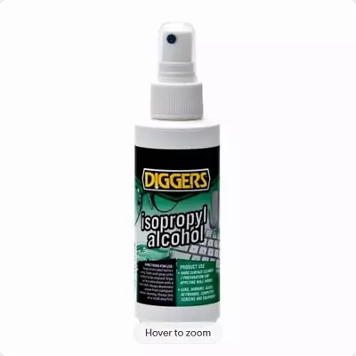 $16.95 • Buy Diggers Isopropyl Alcohol Spray - 125ML - FREE SHIP In Australia