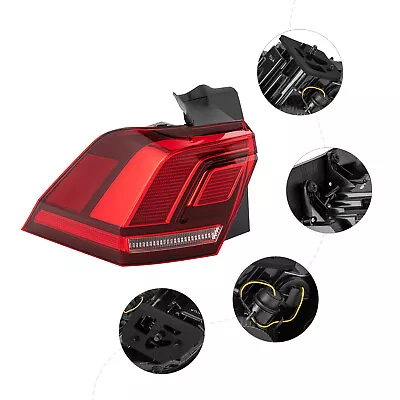 For 2018-2023 Volkswagen Tiguan Halogen Tail Light Outer Driver Side VW2804126 • $106.40