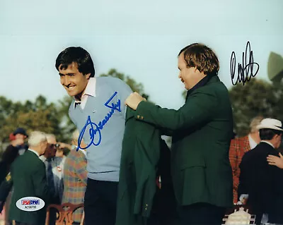 £394.56 • Buy SEVE BALLESTEROS+CRAIG STADLER HAND SIGNED 8x10 PHOTO      MASTERS POSE      PSA