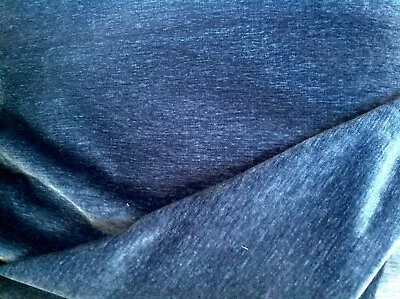 Velluto Denim FR Velvet Fabric. 3 Metres. (Ref: 0322) • £22