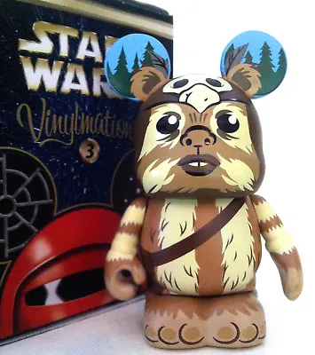 Disney Vinylmation 3  Star Wars 3 Logray Ewok Endor Moon Return Of The Jedi Toy • $25.99