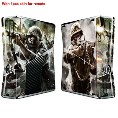 $8.09 • Buy 60 COD 4 Decal Skin Sticker Case Cover For Xbox360 Slim Console Controller