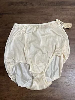 NEW Vintage Lorraine Granny Panty Gusset NOS Size 6 Nylon Cotton Full Coverage • $29.99
