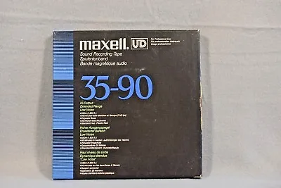 Maxell UD 35-90 (N) Hi-Output Extended Range Low Noise Reel To Reel • $40.79