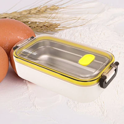 £12.53 • Buy  Student Stainless Steel Food Storage Containers Metal Lunchbox