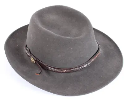 Orvis XX Fur Blend Wings Of The West Fedora Western Hat Men's Size Large USA • $44.95