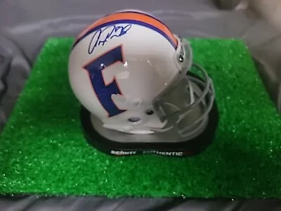 Aaron Hernandez Autographed Mini Helmet Florida Gators With JSA Cert • $249.99