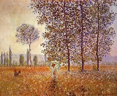 Poplars In The Sunlight By Claude Monet Art Painting Print • $12.99