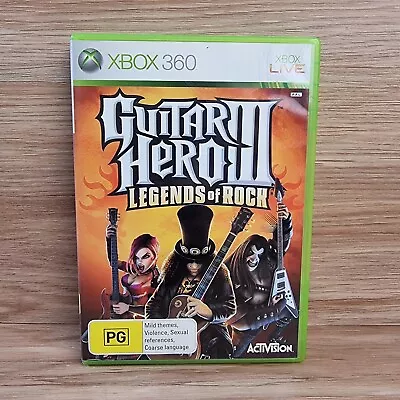 Guitar Hero III 3 - Xbox 360 Complete • $14.90