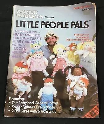 Xavier Roberts LITTLE PEOPLE PAL Collector Edition Magazine & PATTERN 7546 Plaid • $16