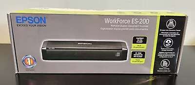 Epson WorkForce ES-200 Portable Duplex Mobile Document Scanner New Open Box • $149.99