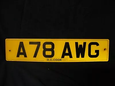 United Kingdom License Plate • $20