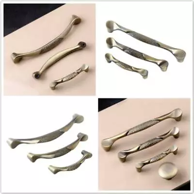 $6.82 • Buy Antique Style Cabinet Handles Kitchen Cupboard Pulls Drawer Furniture Knob FW