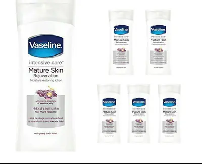 Vaseline Intensive Care Body Lotion Mature Skin 400Ml X 6 • £21.80