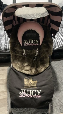 £122 • Buy Juicy Couture Maclaren Stroller Rare Pink Crown Baby Princess Pushchair