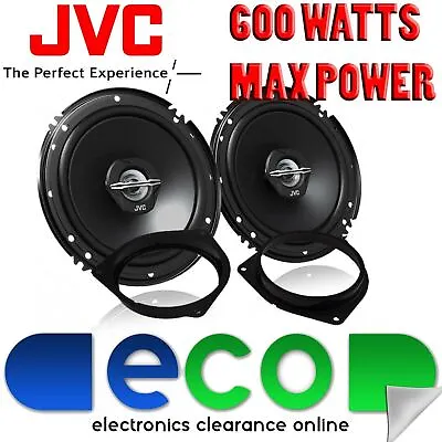 £36.99 • Buy Toyota Avensis 05-14 JVC 16cm 6.5 Inch 600 Watts 2 Way Front Door Car Speakers