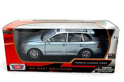 MotorMax Porsche Cayenne Turbo Silver 1/24 Diecast Cars  • $12.95