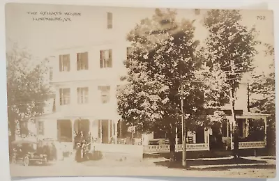 Vintage Heights House Lunenburg RPPC Vermont Postcard Antique Car Real Photo • $19.65