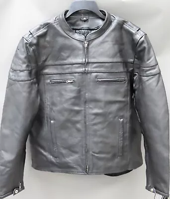 Event Leather Men's Split Leather Vented Jacket Black Size: XL & 2XL (1408) • $79.98
