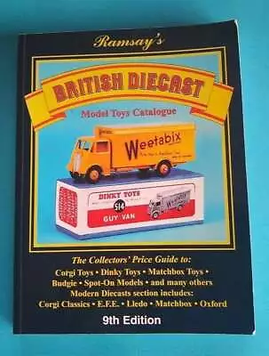 Ramsay's British Diecast Model Toys Price Guide / Catalogue 9th Edition Book • £4.50