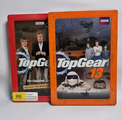 Top Gear DVD Series/ Season 10-13 Aus Region 4 Steel Case BBC 6 Discs Bundle Au • $21.95