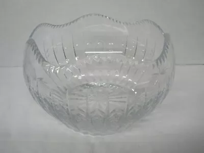 Signed Igor Carl Faberge The Empress Crown Crystal  Bowl Franklin Mint  • $100