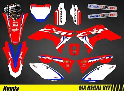 Kit Deco Motorcycle For / MX Decal Kit For Honda Crf - Replica 2017 • $132.98