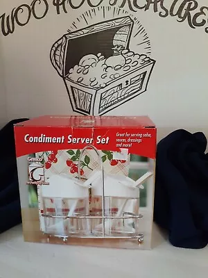 Gemco Condiment Server Set With Handled Caddy • $10