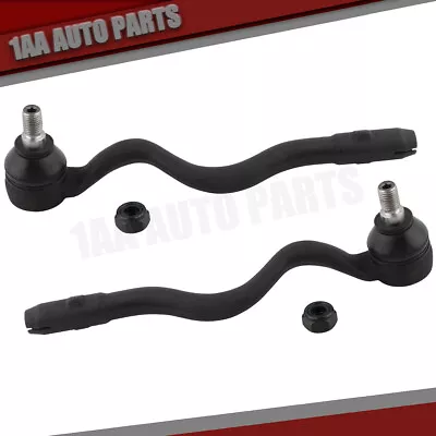 New Pair (2) Front Suspension Outer Tie Rod End Links For BMW 3 Series E36 E46 • $23.99