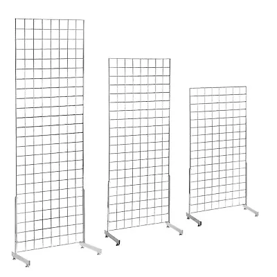 Grid Mesh Panel Display Various Sizes Retail Shopfitting With Pair Of L-Legs • £41.99
