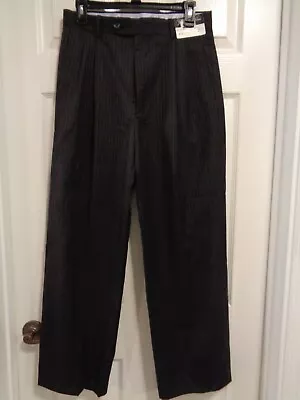 NWT Men's JOSEPH & FEISS WOOL PINSTRIPE Pants 30 X 29 • $8.99