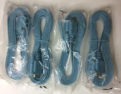 4 Pack RJ-45 To DB-9 F Console Cable 6'  • $14.50