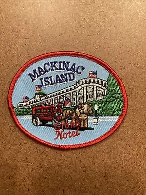 Grand Hotel Mackinac Island Michigan MI Souvenir Embroidered Iron-on Patch Badge • $5